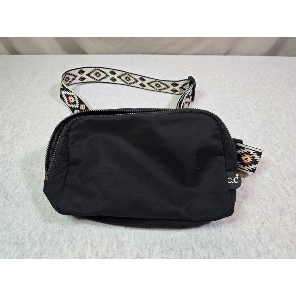 Aztec Bag Trendy Sling Fanny Bag‎ Stylish CC Brand Black